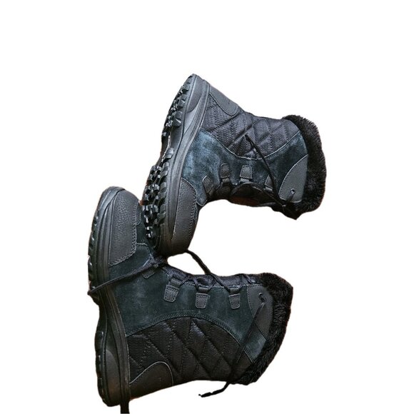 Columbia Ice Maiden II Women’s Waterproof Winter Boots Size 8 Black Snow - Picture 12 of 13